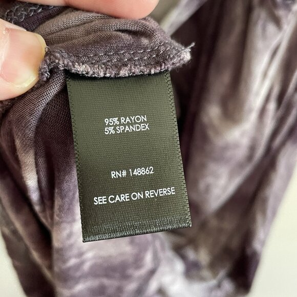 Torrid Sz 1X Soft Purple Tie Dye Belted Cropped Super Soft Culotte Jumpsuit NWT - Picture 15 of 16